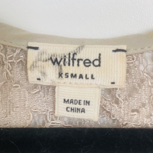 Wilfred lace racer back tank top XS - Picture 3 of 5